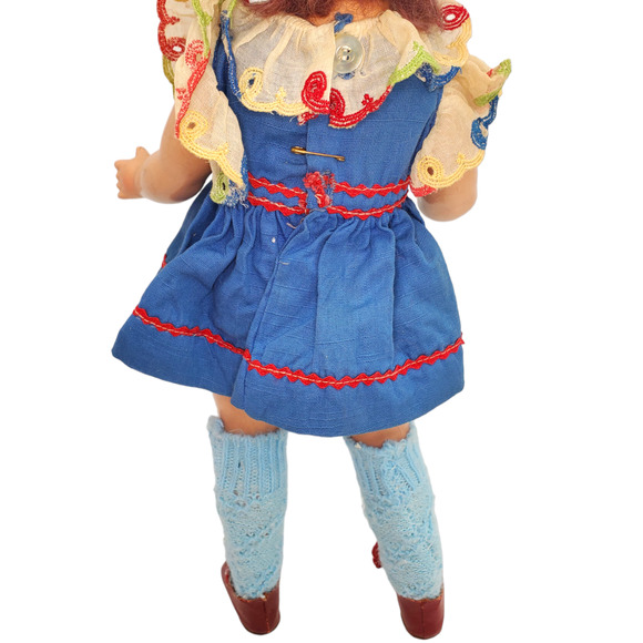 Vintage Composite Doll 15 in Unmarked - Picture 13 of 16